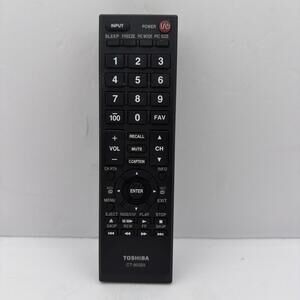 OEM Toshiba CT-90325 Remote for TV 32C100U2 32C100UM 32C110U 32DT1 w/ batteries